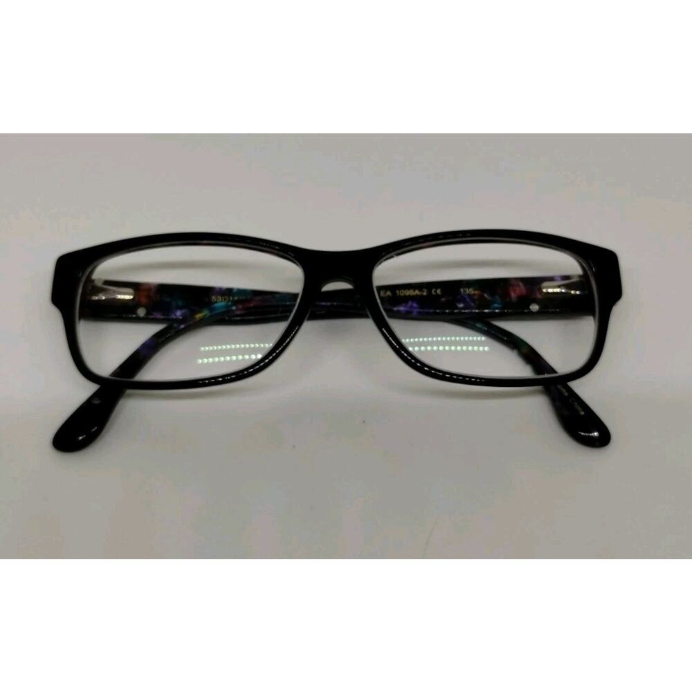 Elizabeth Arden EA 1098-2 Women's Eyeglasses Frames 53-14-135 Black Multicolor